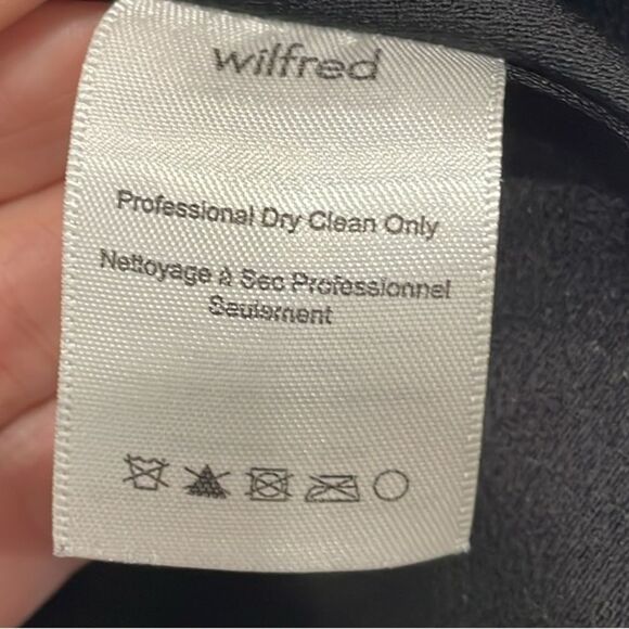 Wilfred Aritzia Women Blazer Open Face North Sz 2 Minimalist Black - Picture 5 of 10